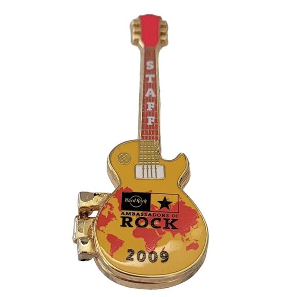 Hard Rock Cafe 2009 New York Ambassadors Of Rock Staff Pin E714 - Picture 2 of 5